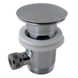 ALPI BIG Umývadlová výpust s tiahlom 5/4 ", veľká zátka, CHRÓM
