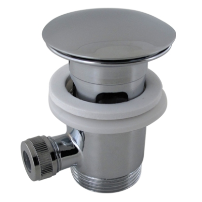 ALPI BIG Umývadlová výpust s tiahlom 5/4 ", veľká zátka, CHRÓM