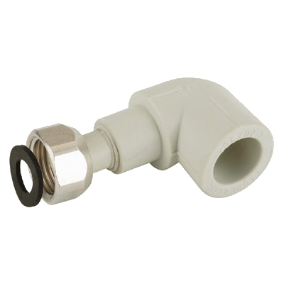 PPR Koleno 90° s prevlečnou maticou 32 x 1" plast. Driek