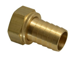 Mosadzný hadičník s prevlečnou matkou 1/2" x 12mm - PRIAMY