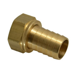 Mosadzný hadičník s prevlečnou matkou 1/2" x 14mm - PRIAMY