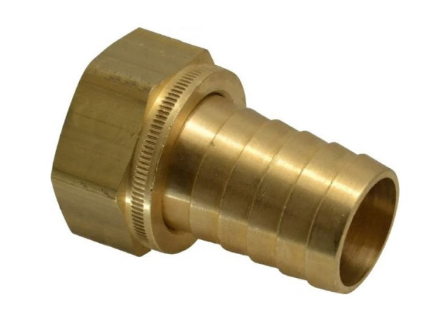 Mosadzný hadičník s prevlečnou matkou 5/4" x 32mm - PRIAMY