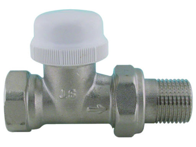 V&G 417D Termostatický ventil radiátorový priamy DN15 - 1/2" PN10, Tmax 110°C