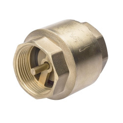 V&G Mosadzná spätná klapka DN15 - 1/2" PN16 - mosadzný plavák s pružinou