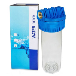 WATERFILTER Priehľadný filter 1/2" SX 10" na vodovodné potrubie
