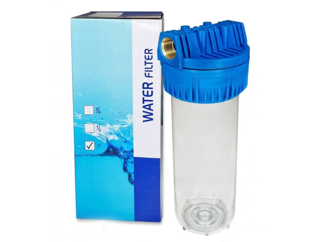 WATERFILTER Priehľadný filter 1/2" SX 10" na vodovodné potrubie