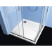 EASY LINE štvorcová sprchová zástena 900x900mm, sklo BRICK