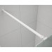 ESCA WHITE MATT jednodielna sprchová zástena do priestoru, sklo Flute, 1000 mm