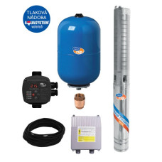 SUB CONTROL AUTOMAT 80- 4" ELECTRA INOX 100/68 Inteligentná vodárenská stanica s ponorným čerpadlom a riadiacou jednotkou HYDRO-TECH