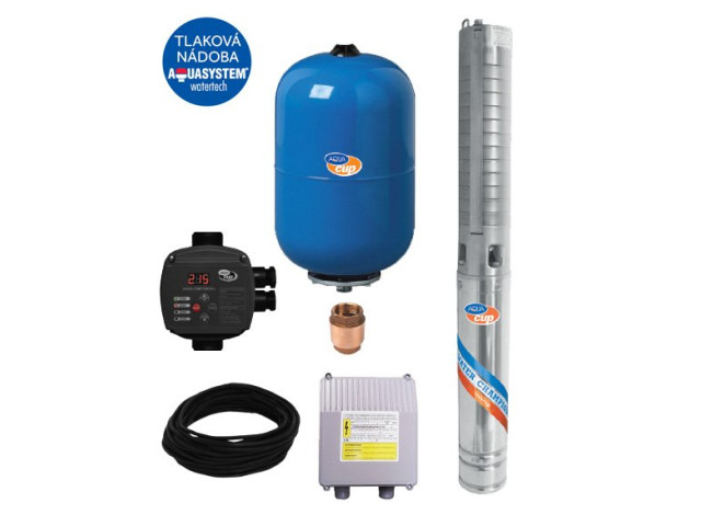 SUB CONTROL AUTOMAT 80- 4" ELECTRA INOX 100/68 Inteligentná vodárenská stanica s ponorným čerpadlom a riadiacou jednotkou HYDRO-TECH