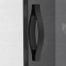 SIGMA SIMPLY BLACK štvorcový sprchovací kút 1100x1100 mm, rohový vstup, číre sklo