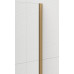 ESCA GOLD MATT jednodielna sprchová zástena na inštaláciu k stene, sklo Flute, 1200 mm