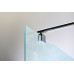 WALK-IN zástena jednodielna na inštaláciu na stenu, 900x1900 mm, sklo brick