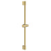 Sprchová tyč, posuvný držiak, okrúhly, 708 mm, ABS/zlatý mat