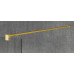 VARIO GOLD MATT jednodielna sprchová zástena do priestoru, číre sklo, 1400 mm