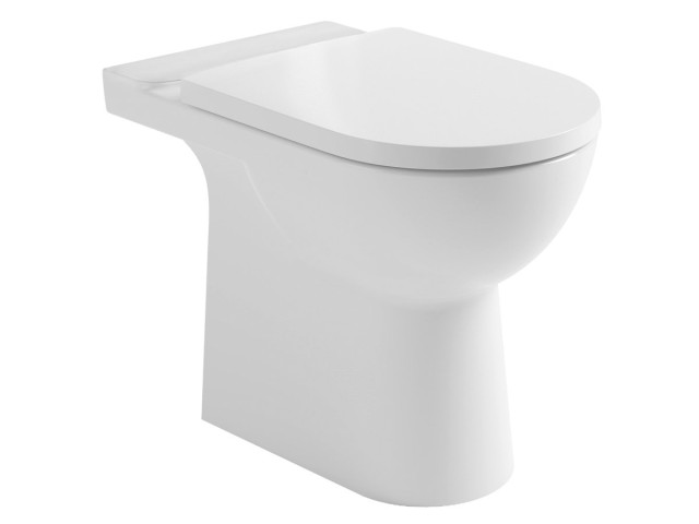 TALAMO WC kombi misa, bez okraja, 63x35,5 cm, spodný/zadný odtok, biela