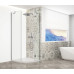 TRINITY CHROME štvrťkruhový sprchový kút 900x900 mm, číre sklo, pravý