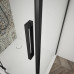 TRINITY BLACK štvrťkruhový sprchový kút 900x900 mm, číre sklo, ľavý