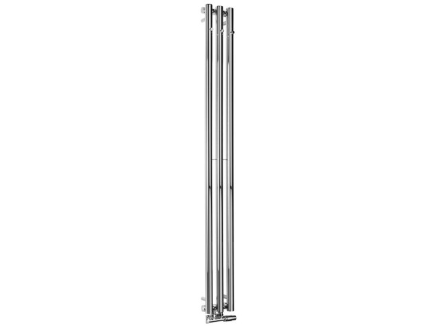 Vykurovacie teleso PILON 196x1800 mm, s tromi háčikmi na uteráky, chróm