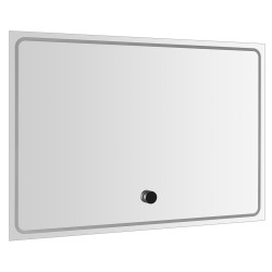 Zrkadlo GEMINI s LED osvetlením 100x70cm, inteligentné funkcie
