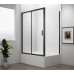 Obdĺžnikový sprchový kút DEEP BLACK 1200x900mm L/P variant, číre sklo
