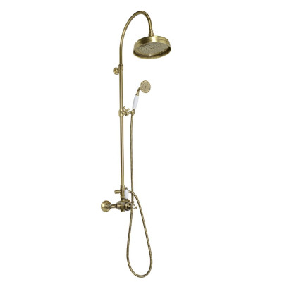 ANTEA sprchový stĺp s termostatickou batériou, bronz