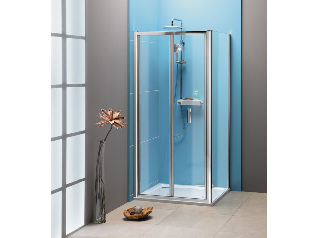 EASY LINE štvorcový sprchovací kút 700x700mm, skladacie dvere, L / P variant, číre sklo