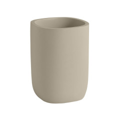 YLENIA stojaca sklenená pohár, tortora