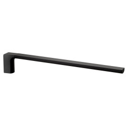 PIRENEI pevný držiak uterákov 410mm, čierna mat