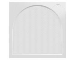 Larco sprchová vanička z liateho mramoru, štvorec, 80x80x3cm