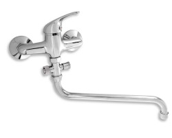 Paneláková batéria bez sprchy 150 mm Titania Iris chróm
