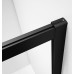 SIGMA SIMPLY BLACK štvorcový sprchovací kút 1000x1000 mm, rohový vstup, Brick sklo
