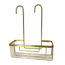 SMART závesný organizér do sprchy, napájaný batériami, 300 x 375 x 120 mm, matná zlatá farba