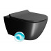 PURA WC závesné, splachovanie SWIRLFLUSH, 55x36 cm, čierna dual-mat