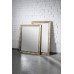 DEGAS zrkadlo v drevenom ráme 616x1016mm, čierna / starobronz