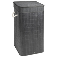 Koš na bielizeň TATAMI 35,5 x 63 x 35,5 cm, čierny/biely