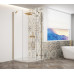 TRINITY GOLD MATT štvrťkruhový sprchový kút 900x900 mm, číre sklo, pravý