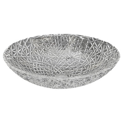 PURUS sklenené gravírované umývadlo 50x15,5x36 cm, číra