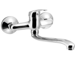 AQUALINE 35 nástenná batéria, ramienko ploché zvýšené, 220 mm, chróm
