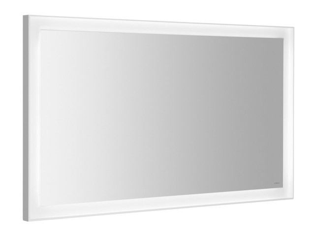 Flute zrkadlo s LED osvetlením 1200x700mm, biela
