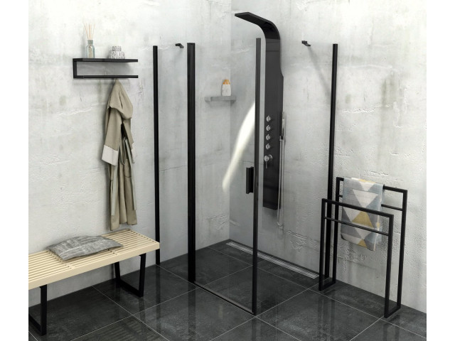 Zoom Line Black obdĺžnikový sprchovací kút 1200x1000mm L / P variant