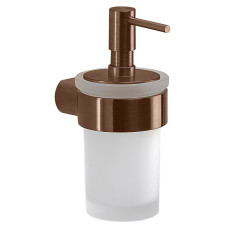 PIRENEI dávkovač mydla 110 ml, mliečne sklo, matná meď