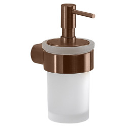 PIRENEI dávkovač mydla 110 ml, mliečne sklo, matná meď