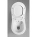 AVVA závesná WC misa Rimless, integrovaná batéria a bidet. spŕška, 35,5x53 cm, biela