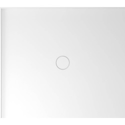 MIRAI sprchová vanička z liateho mramoru, obdĺžnik 90x80x1,8cm, ľavá, biela