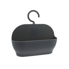 SHARON závesná sprchová polička, plast, sivá