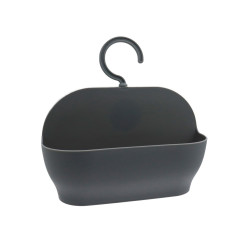 SHARON závesná sprchová polička, plast, sivá