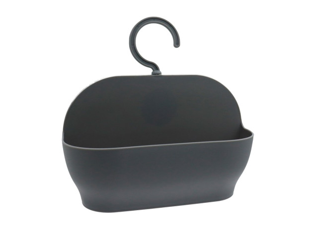 SHARON závesná sprchová polička, plast, sivá