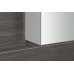 RIWA galerka s LED osvetlením, 101x70x17cm, biela lesk
