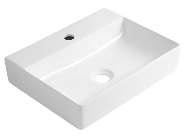 Keramické umývadlo SOYO 46x36cm, biele